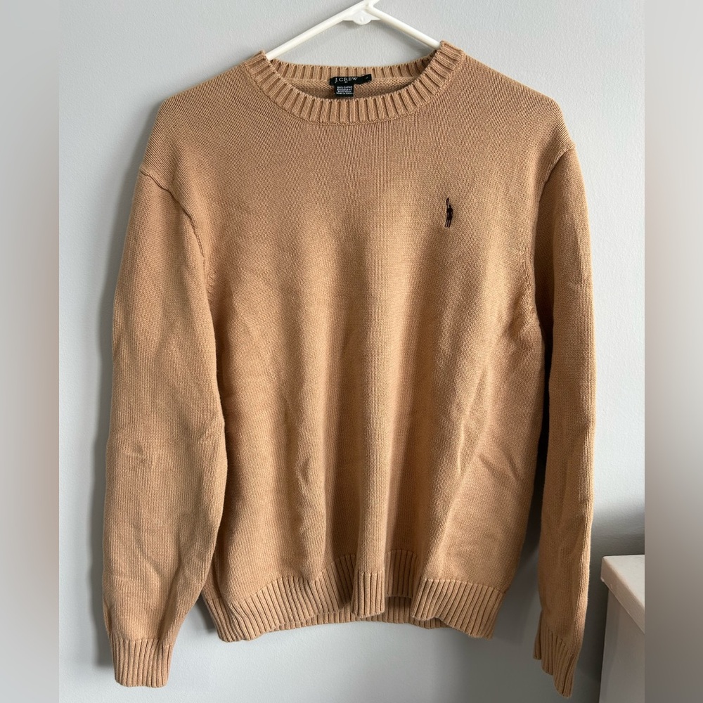 Camel Brown J. Crew sweater